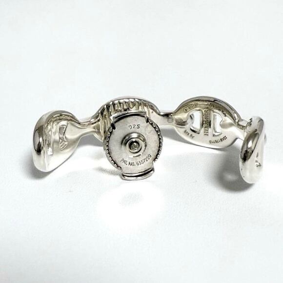 HERMES Silver Earrings - Picture 4 of 10